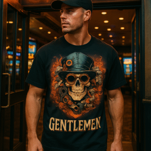 ZZ Street Men's Oversized Drop-Shoulder Crewneck T-Shirt | Shaka Wear SHGDD White