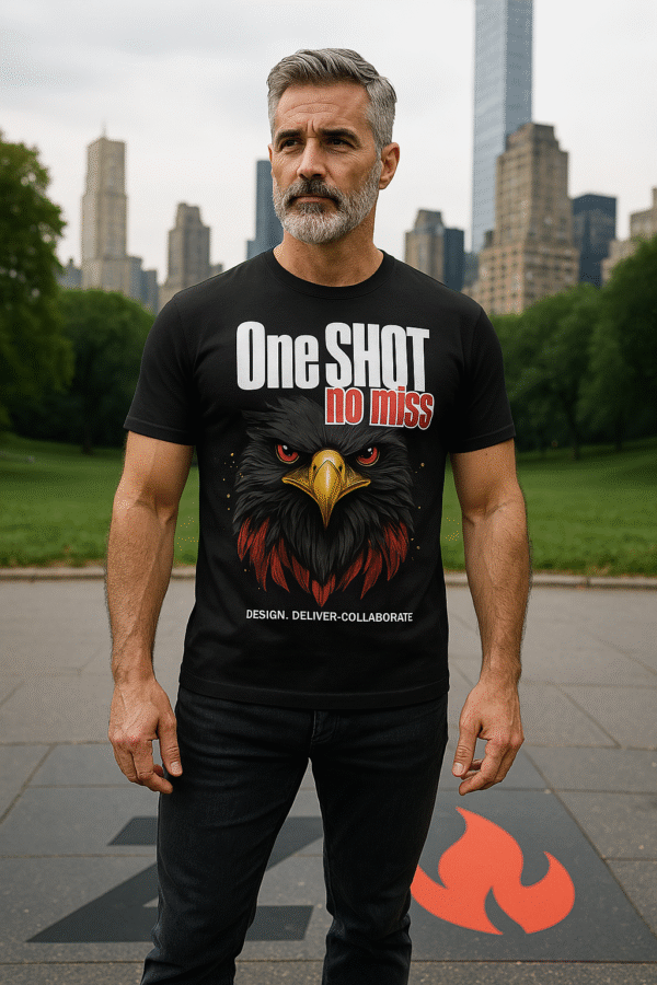 One Shot ZZ New York  Crewneck T-Shirt | Comfort Colors